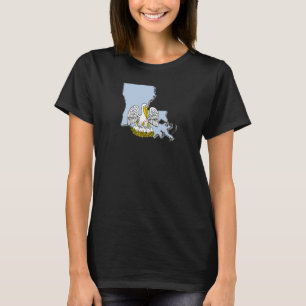 Louisiana de staat Pelican T-shirt