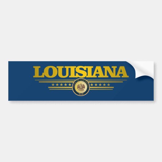 Louisiana (DTOM) Bumpersticker (Voorkant)