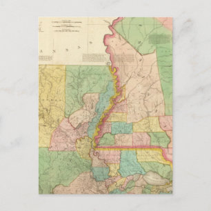 Louisiana en Mississippi 3 Briefkaart