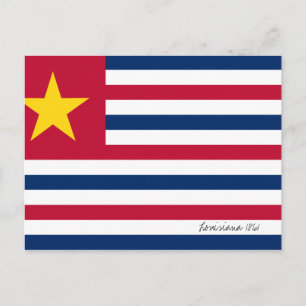 Louisiana Flag 1861 Briefkaart