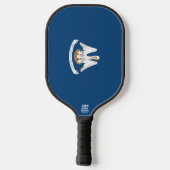 Louisiana Flag Pickleball Paddle (Achterkant)