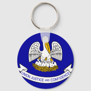 Louisiana Flag Sleutelhanger