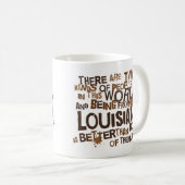Louisiana (Funny) Gift Koffiemok (Voorkant rechts)