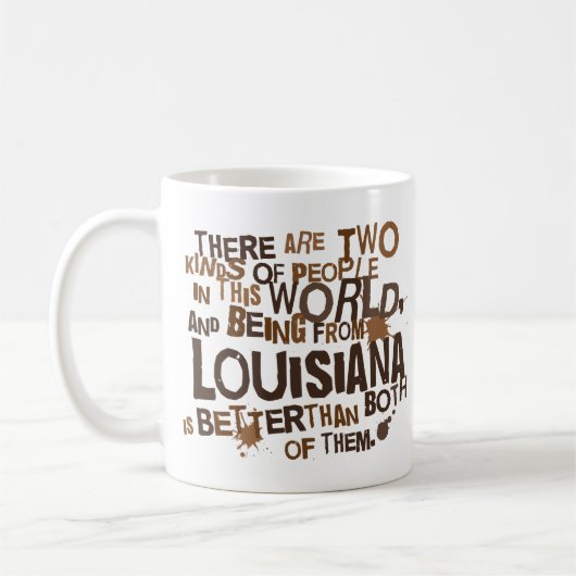 Louisiana (Funny) Gift Koffiemok (Links)