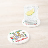 Louisiana Funny Trailer Park Sandstone Onderzetter (Zijkant)