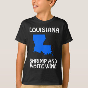 Louisiana - Garnalen en witte wijn T-shirt