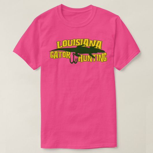 LOUISIANA GATOR HUNTING T-shirt (Design voorkant)