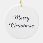 Louisiana Heron Circle-Ornament Keramisch Ornament (Achterkant)