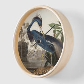Louisiana Heron van Audobon Wall Clock (Hoek)