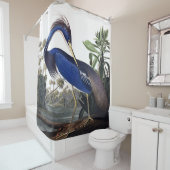 Louisiana Heron van Audubon  Wildlife Bird Douchegordijn (In situ)