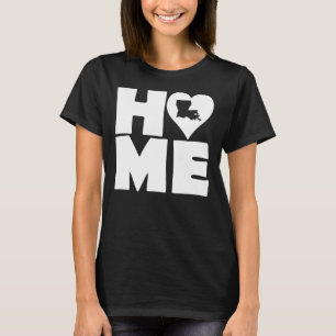 Louisiana Home Heart State T-Shirt