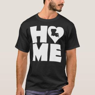 Louisiana Home Heart State Tee - shirts T-shirt