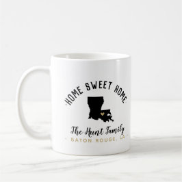 Louisiana Home Sweet Home Familie Monogram Mok