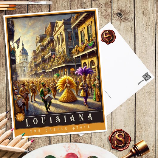 Louisiana | hyperrealistisch Briefkaart