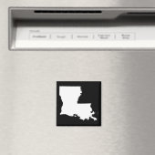Louisiana in het wit en zwart magneet (Insitu (Vaatwasser))