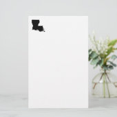 Louisiana in zwart-wit briefpapier (Staand voorkant)