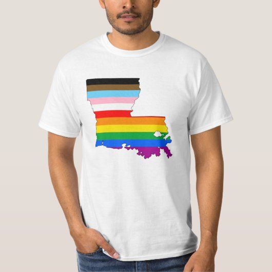 Louisiana Inclusive Pride T-shirt (Voorkant)