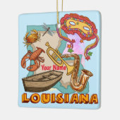 Louisiana Keramisch Ornament (Links)