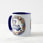 Louisiana Kerstmis Mok (Voorkant links)