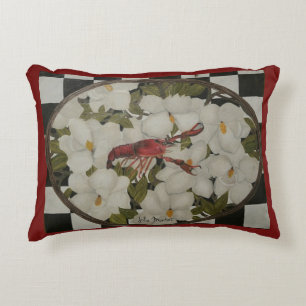 Louisiana langoest en magnolias pillow accent kussen