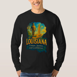 Louisiana levendig artistiek T-shirt ontwerp!
