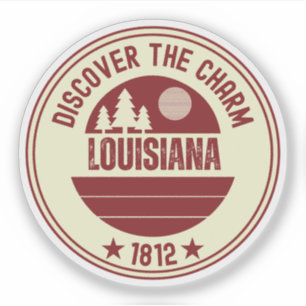 Louisiana Liefde - Cajun Country Cadeau Sticker