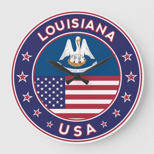 Louisiana, Louisiana phone case, sticker, bag Grote Klok (Voorkant)