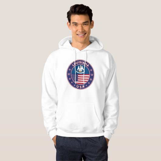 Louisiana, Louisiana t-shirt, legging Hoodie (Voorkant volledig)