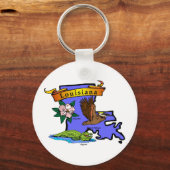 Louisiana Map Sleutelhanger (Voorkant)