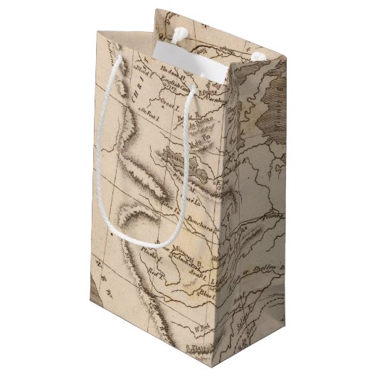 Louisiana Map van Arrowsmith Klein Cadeauzakje (Achterkant Gekanteld)