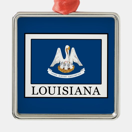 Louisiana Metalen Ornament (Voorkant)