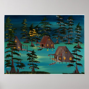 Louisiana Midnight Buren Poster