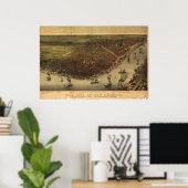 Louisiana (New Orleans) 1885 Poster (Thuiskantoor)