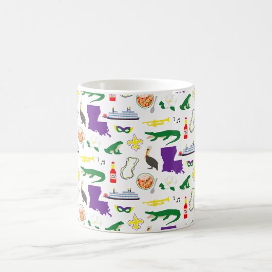 Louisiana New Orleans Mardie Gras Koffie Mok (Center)