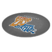 Louisiana Nickname Word Art Snijplank (Hoek)