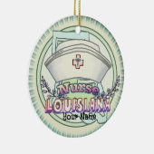 Louisiana Nurse Keramisch Ornament (Rechts)