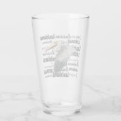 Louisiana Pelican Glass Glas (Achterkant)