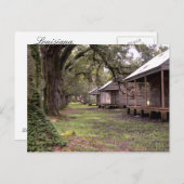 Louisiana Plantation Briefkaart (Voorkant / Achterkant)