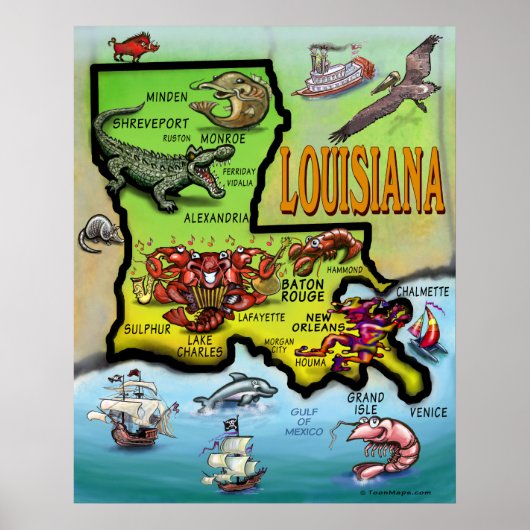 Louisiana Poster (Voorkant)