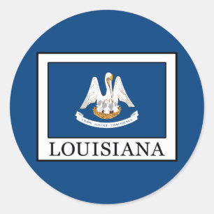 Louisiana Ronde Sticker