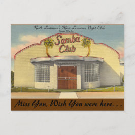 Louisiana, Samba Club, Bossier City Briefkaart