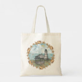 Louisiana Shells vuurtoren Tote Bag (Achterkant)