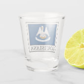 Louisiana Shot Glas (Achterkant)