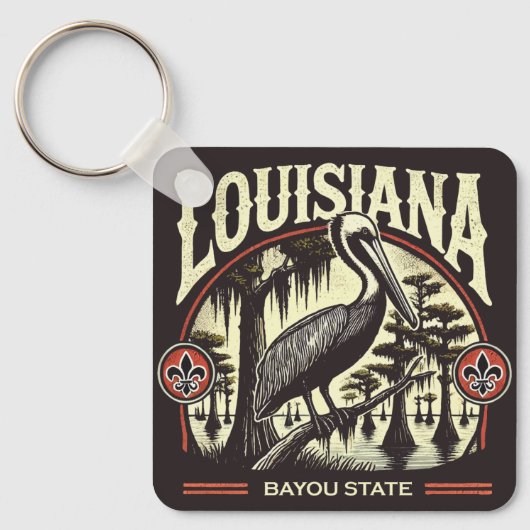 Louisiana Sleutelhanger (Voorkant)