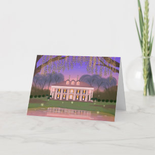 Louisiana Southern Mansion House Blank Kaart