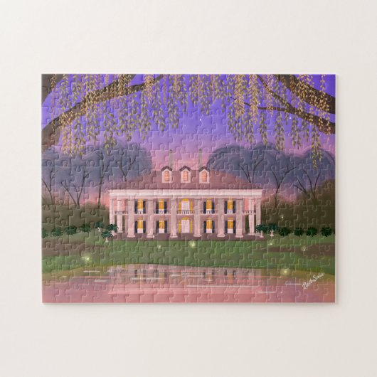 Louisiana Southern Mansion House Legpuzzel (Horizontaal)