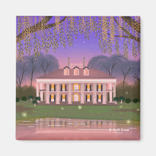 Louisiana Southern Mansion Magneet