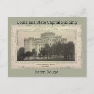 Louisiana State Capital Building Postcard Briefkaart