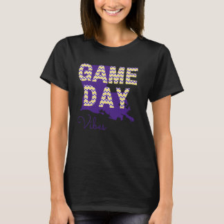 Louisiana State Football Game Day Vibes Tigers T-shirt