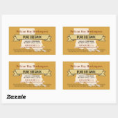 Louisiana State Honing Product Rechthoek Stickers (Vel)